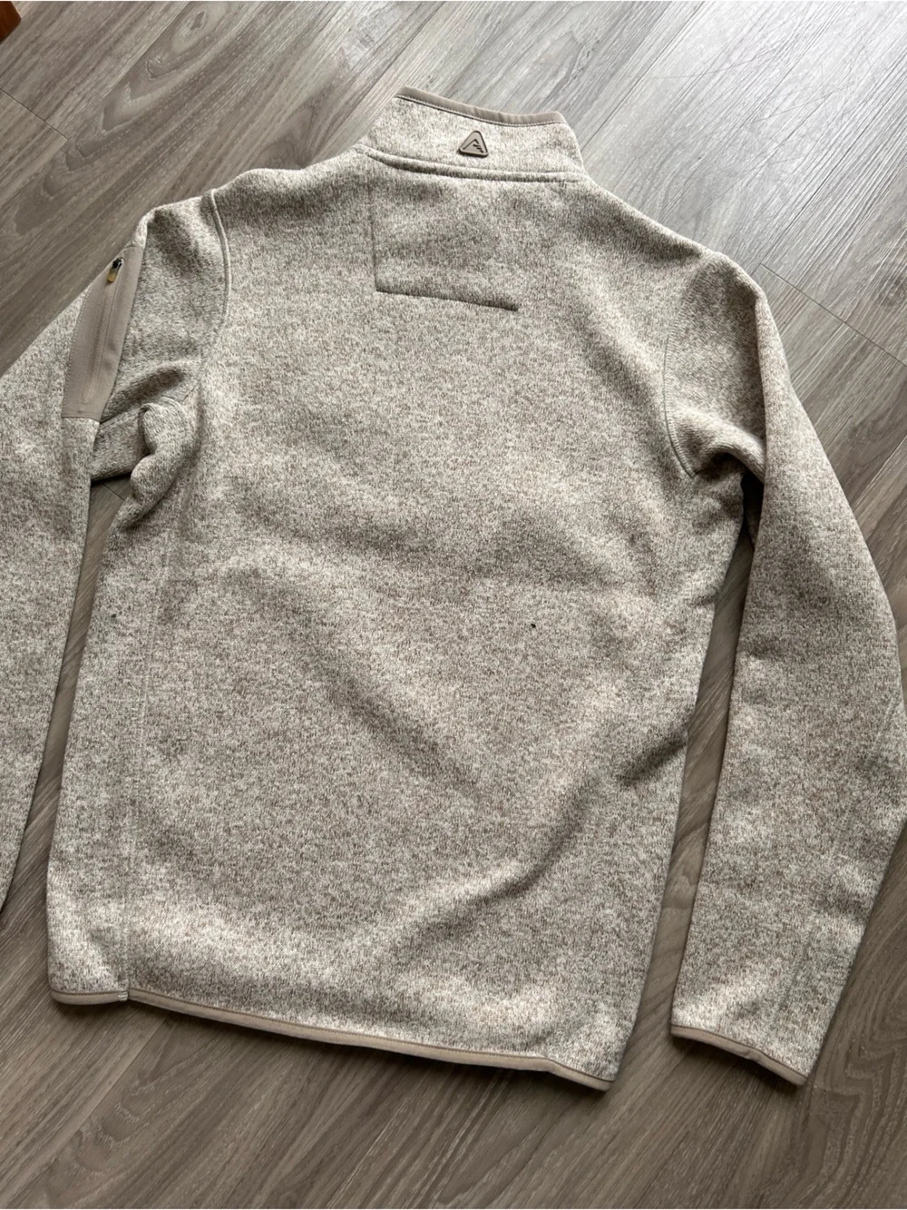 Providence College Friars Pullover Fleece in Oatmeal Tan Heather (Small)